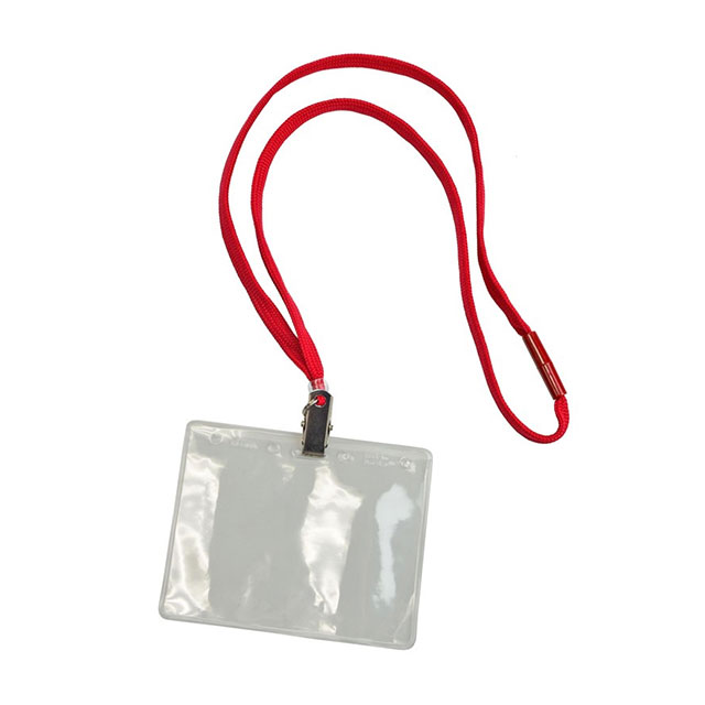 BADGE HOLDER/ LANYARD KIT RED 25