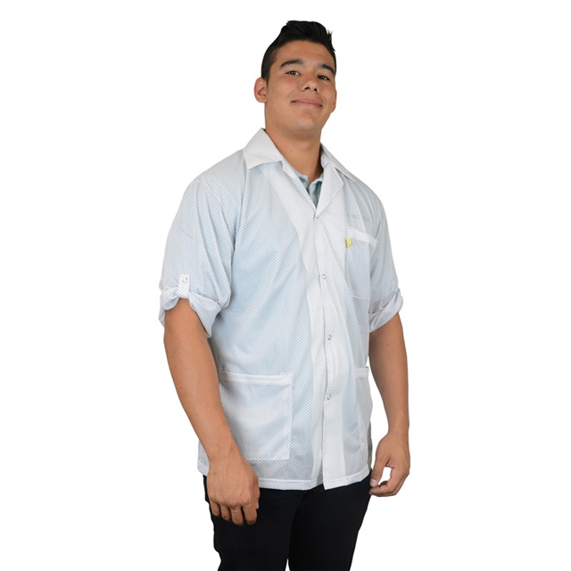 SMOCK JACKET POLY WHT 6XLG