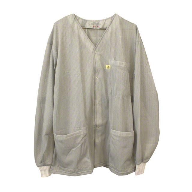 SMOCK JACKET POLY GRAY MED