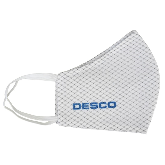 FACE MASK NYL/POL WHT MS