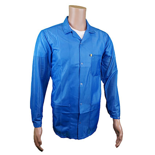 SMOCK JACKET POLY BLE SMALL