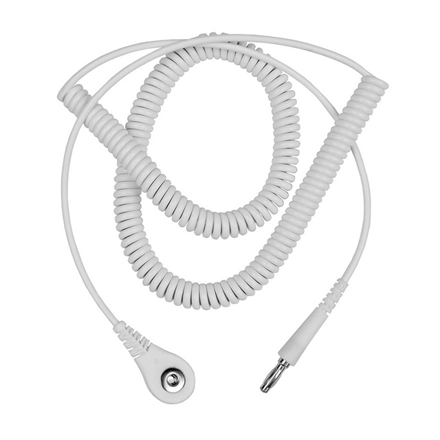 CORD, COIL, JEWEL, WHITE, 4 MM,