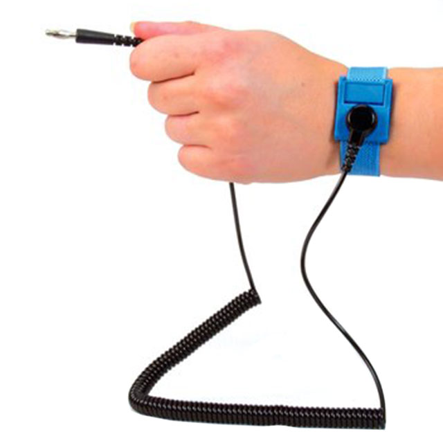 BLU ADJST FABRIC WRISTBAND 6' CO