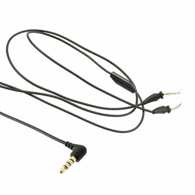 MIC INLINE 1 BUTTON W/RUBBER CBL