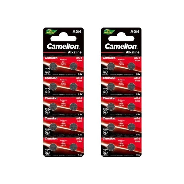 Camelion AG4 Alkaline Button Cel