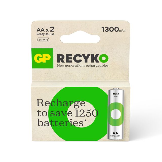 BATTERY NiMH 1.2V 1300mA AA
