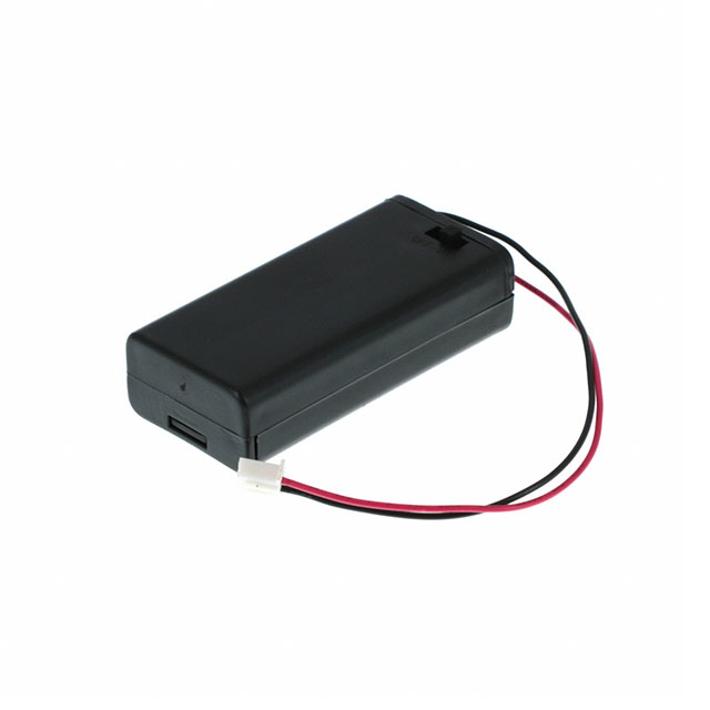 BATTERY HOLDER AA 2 CELL LEADS