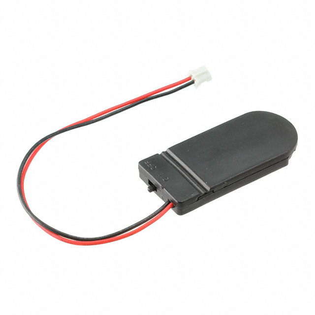BATT HLDR COIN 20MM 2 CELL LEADS