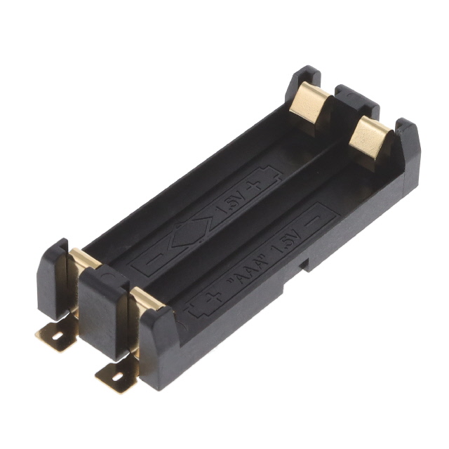 BATTERY HOLDER AAA 2 CELL SMD