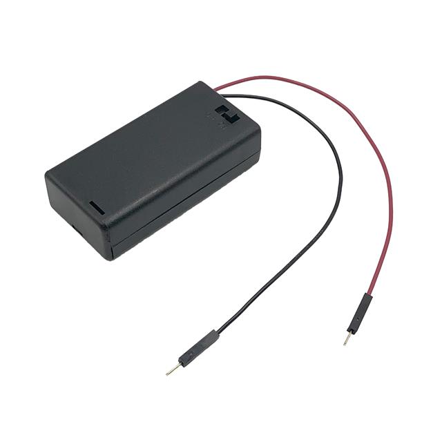BATTERY HOLDER AA 2 CELL LEADS
