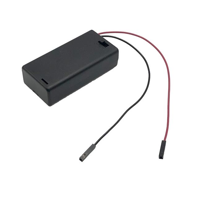 BATTERY HOLDER AA 2 CELL LEADS