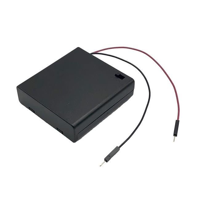 BATTERY HOLDER AA 4 CELL LEADS
