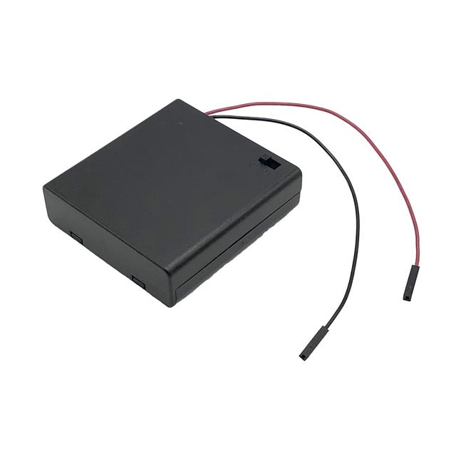 BATTERY HOLDER AA 4 CELL LEADS