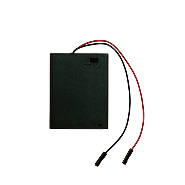 BATTERY HOLDER AAA 4 CELL LEADS