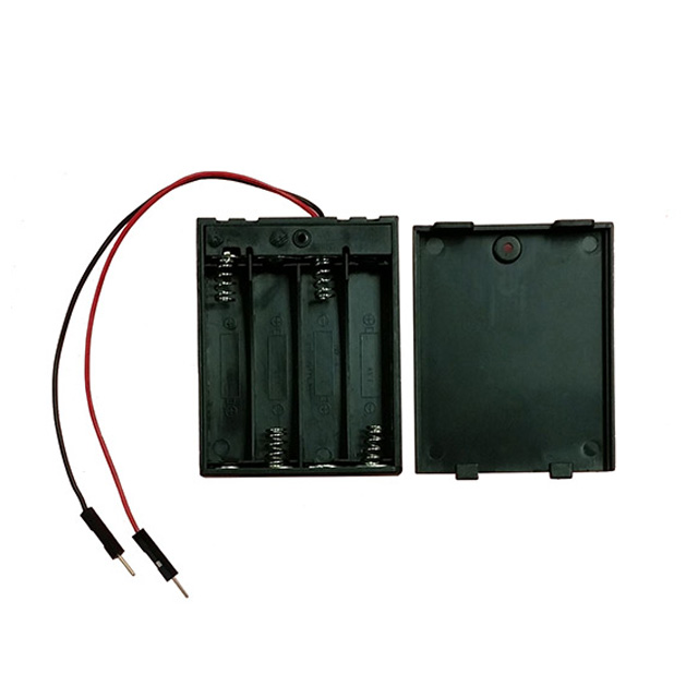 BATTERY HOLDER AAA 4 CELL LEADS