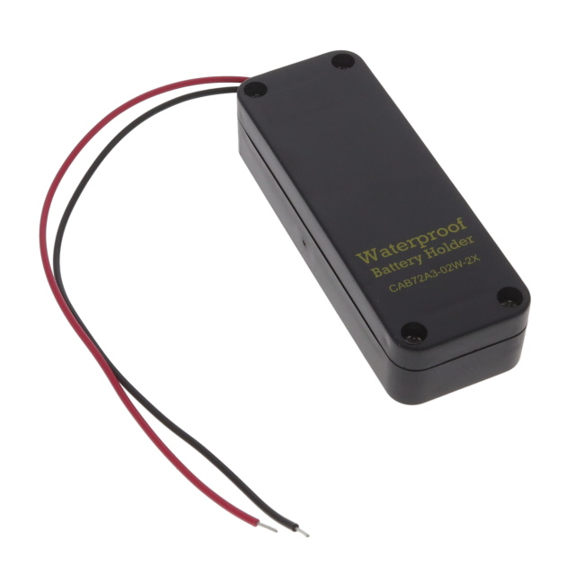 BATTERY HOLDER AAA 2 CELL LEADS