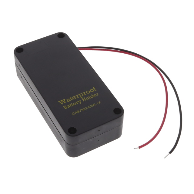 BATTERY HOLDER AA 2 CELL LEADS