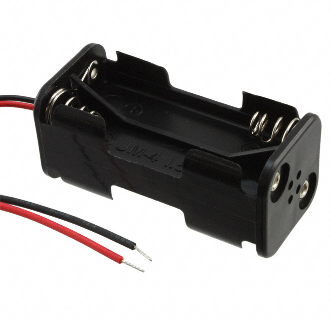 BATT HOLDER AAA 4 CELL 6" LEADS