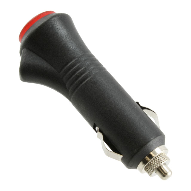 AUTO POWER PLUG 12V 2A BLACK