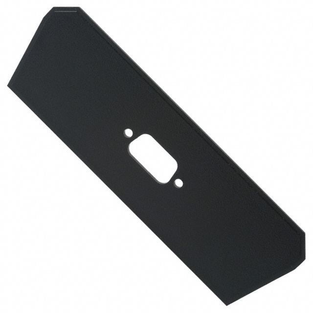 END PANEL W/DB9 FOR A-31 BLK