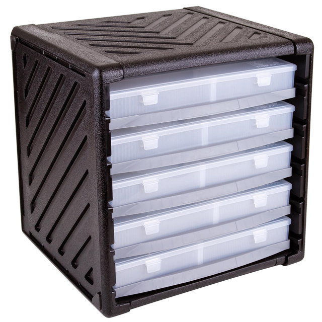 IDS CABINET WITH 5 TRAYS & 5 T-9