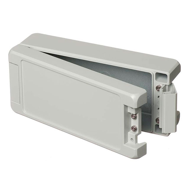 BOX ALUM GRAY 7.84"L X 3.39"W