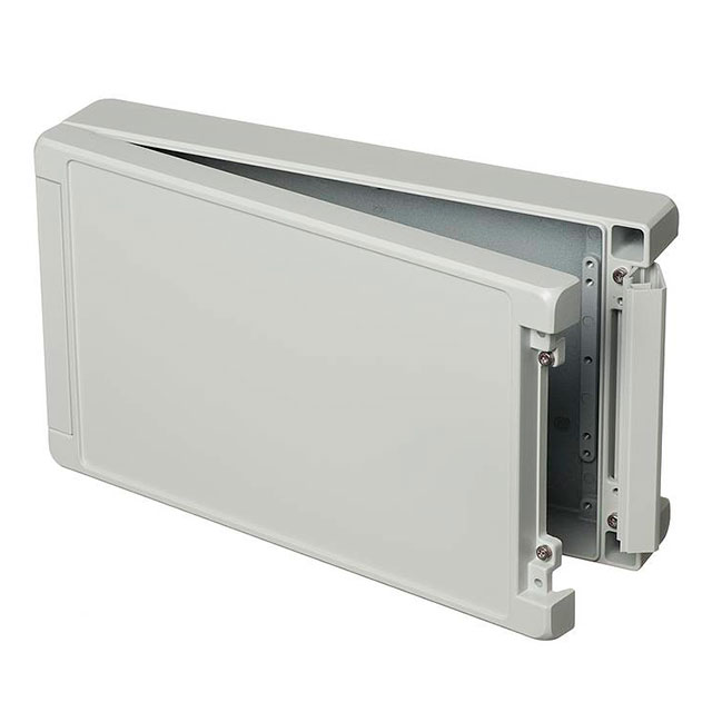 BOX ALUM GRAY 11.77"L X 6.81"W