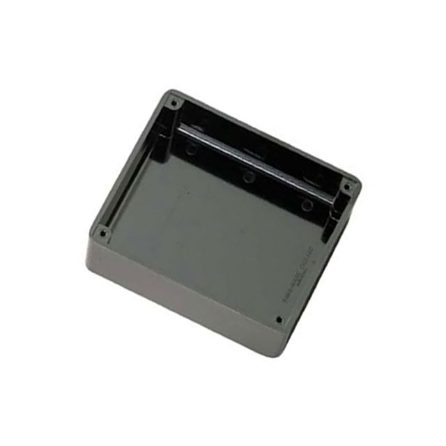 BOX PLASTIC BLK 6.25"L X 3.75"W