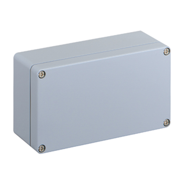 BOX ALUM SILVER 8.66"L X 4.72"W