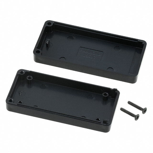 BOX ABS BLACK 2.56"L X 1.18"W