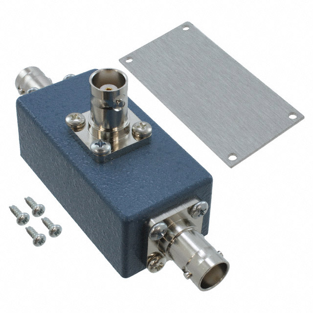 BOX ALUM BLUE 2.25"L X 1.13"W