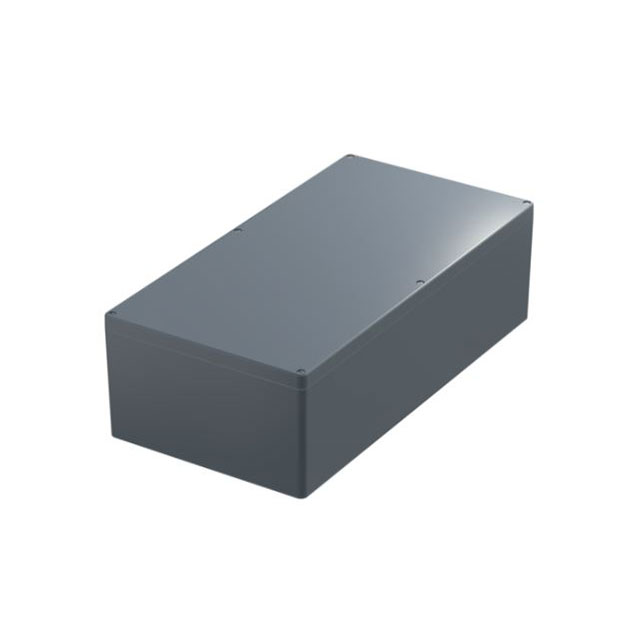 CASE ALUM SIL-GRY 8.66"LX4.80"W