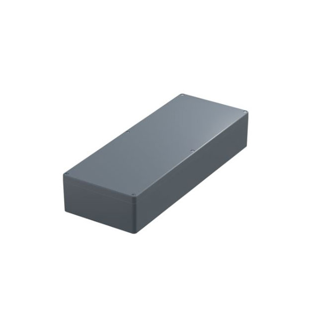 CASE ALUM SIL-GRY 10.24"LX6.3"W