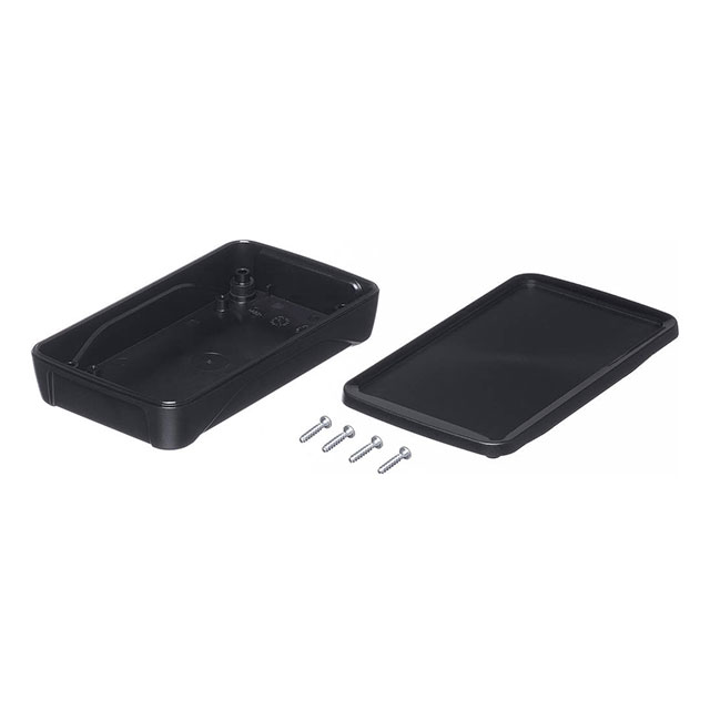 BOX ABS BLACK 5.12"L X 2.95"W