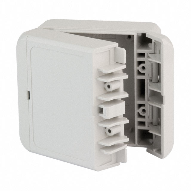 BOX PLASTIC GRAY 4.45"L X 3.15"W