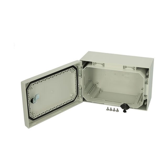 BOX PLAS LGT GRY 11.81"LX7.87"W