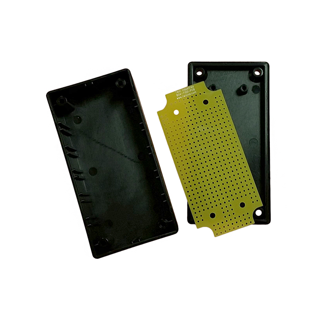 BOX ABS BLACK 3.7"L X 1.9"W