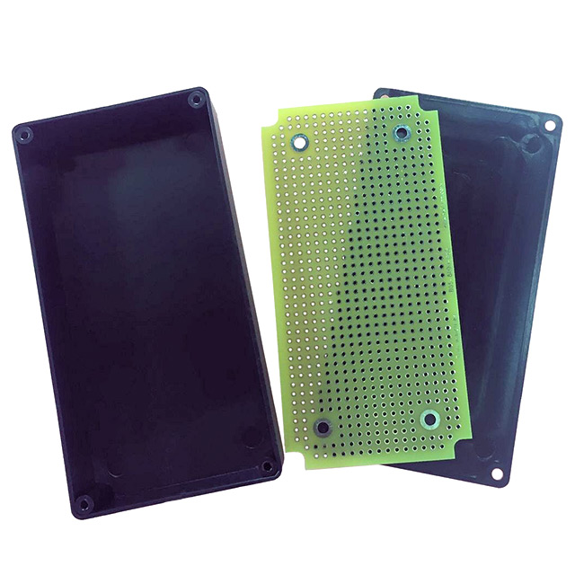 BOX ABS BLACK 4.4"L X 2.2"W