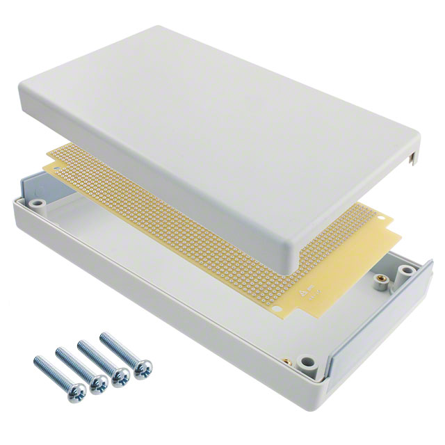 BOX ABS BLU/GRY 7.7"L X 4.3"W