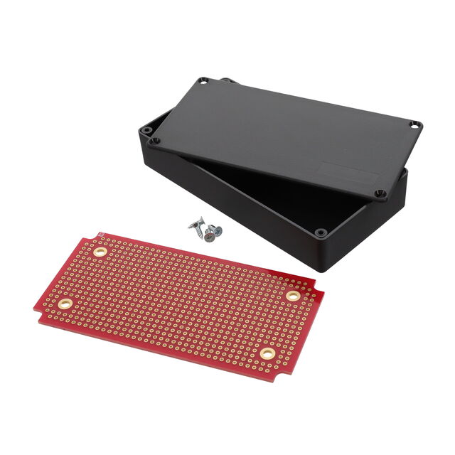 BOX ABS BLACK 4.4"L X 2.2"W