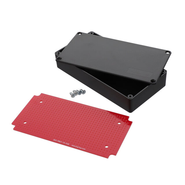 BOX ABS BLACK 4.4"L X 2.2"W