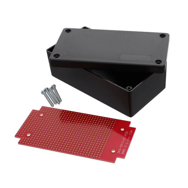 BOX ABS BLACK 4.5"L X 2.3"W