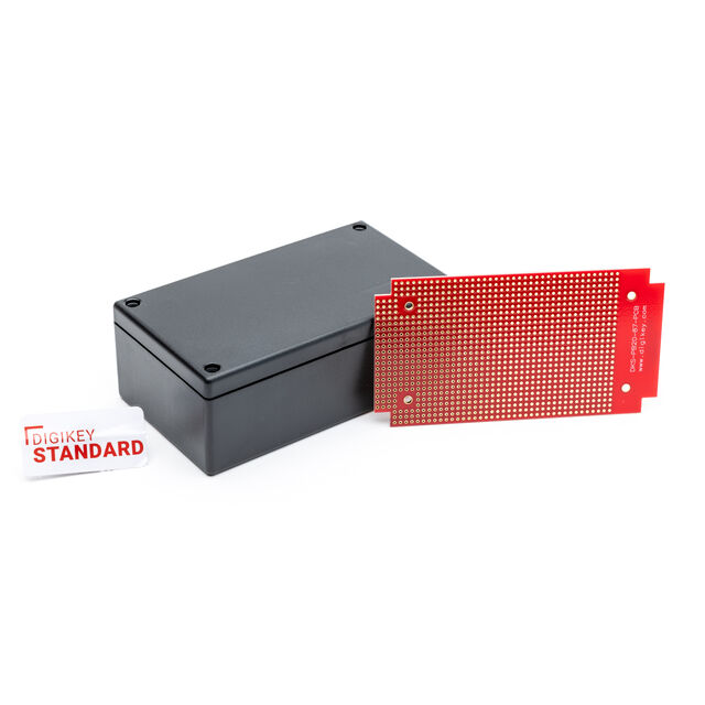 BOX ABS BLACK 5.3"L X 2.9"W