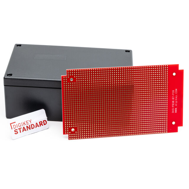 BOX ABS BLACK 6.3"L X 3.7"W