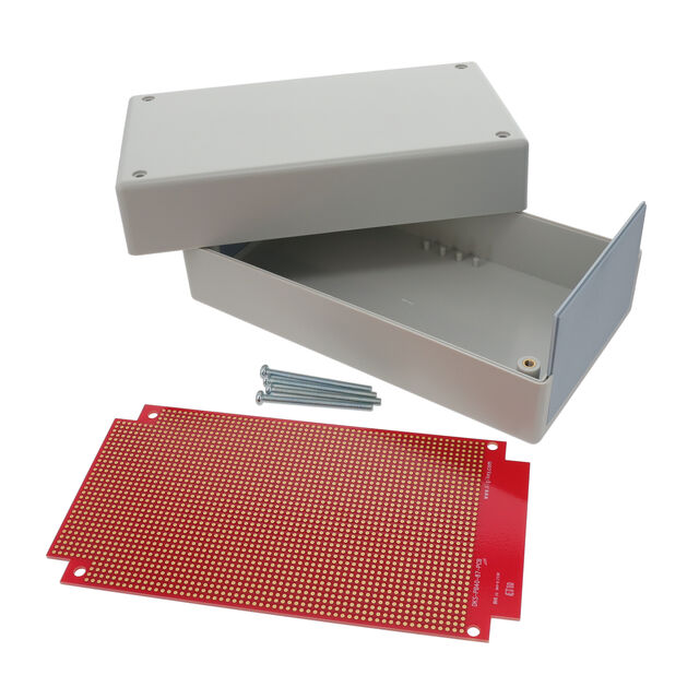 BOX ABS BLACK 7.7"L X 4.3"W