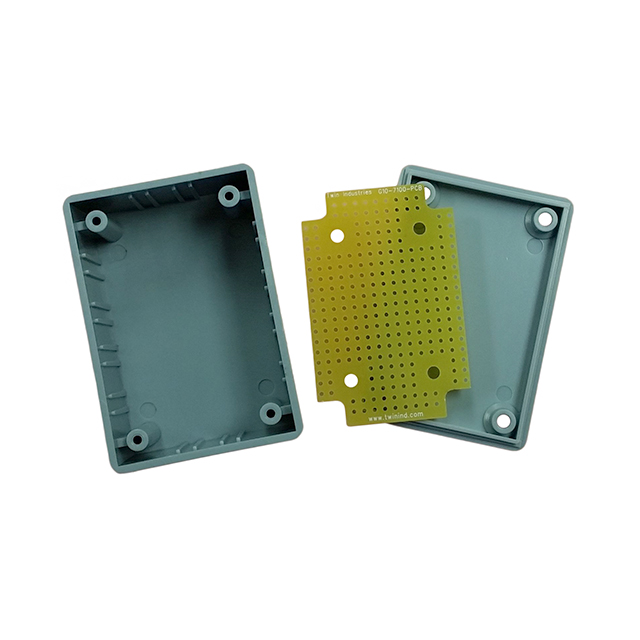 BOX ABS GRAY 2.6"L X 1.8"W