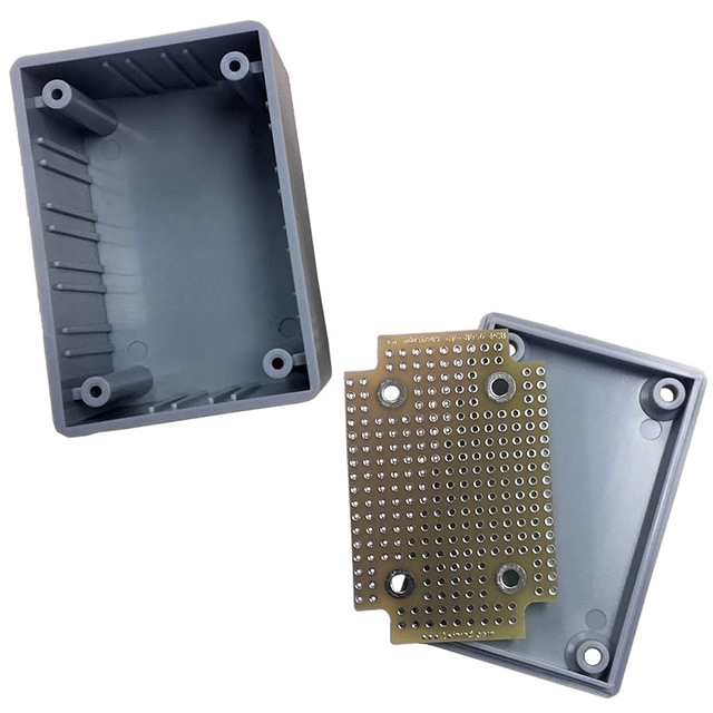 BOX ABS GRAY 2.6"L X 1.8"W