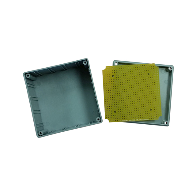 BOX ABS GRAY 3.5"L X 3.5"W