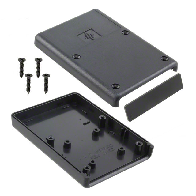 BOX ABS BLACK 3.62"L X 2.62"W