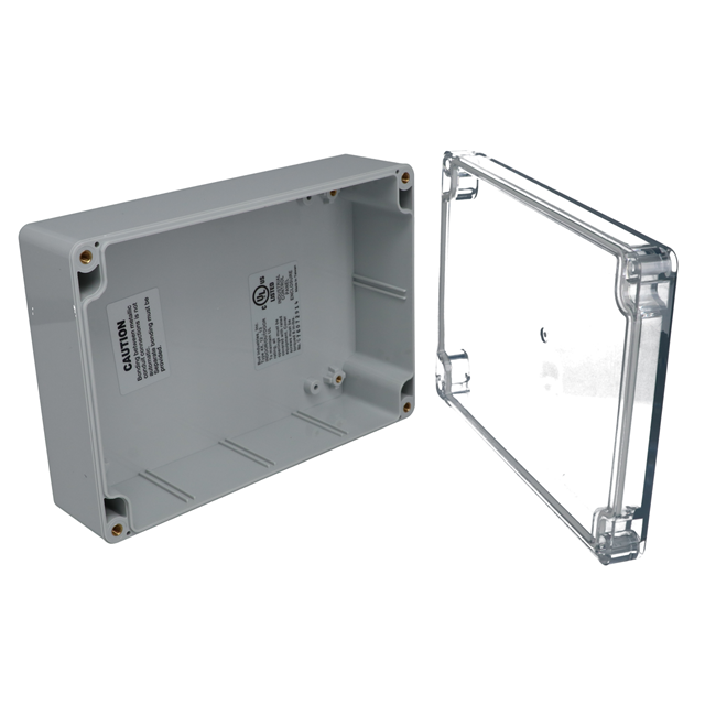 BOX PLASTIC 6.73"L X 4.76"W